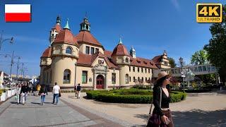 Sopot City Centre & Pier | Walking Tour 4k  Poland