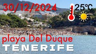 Tenerife - playas Del Duque, Costa Adeje ️ 30/12/2024 25°C ️