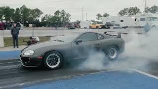 8 Second Auto Supra -- Record Chasing A340E Monster Built by Induction Performance