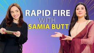 Samia Butt in a Rapid Fire Round with Juggun Kazim