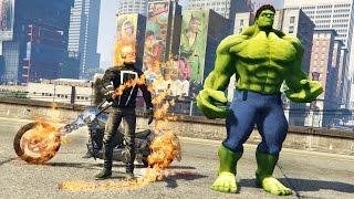 GHOST RIDER vs HULK!!