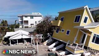 Wide destruction after Hurricane Milton pounds Florida