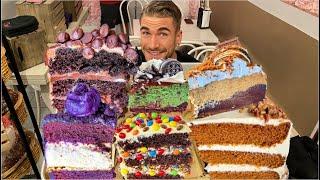 FAMOUS NEW YORK CITY CAKE CHALLENGE (With 5000+ Calories) | Craziest Cakes I Have Ever Seen!