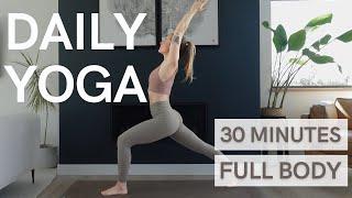 30 Min Daily Yoga Flow | Everyday Full Body Yoga Practice | Stretch & Strengthen | MIKMILL