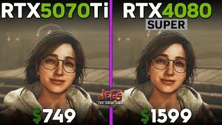 RTX 5070 Ti vs RTX 4080 Super | Ryzen 7 7800x3D | Tested in 15 games