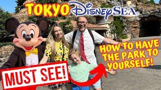 You MUST SEE Tokyo DISNEY SEA | FULL EXPERIENCE | Is This The BEST Theme Park? | World Tour Day 8