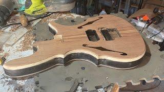 How I made a custom guitar(cremona) day 4