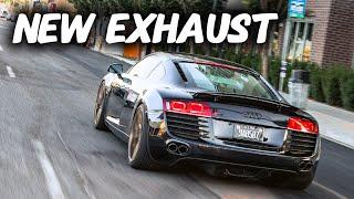 Giving my V8 R8 The exhaust it Deserves