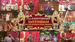 Santosham South Indian Film Awards Goa 2023 Full Event | Santosham Suresh