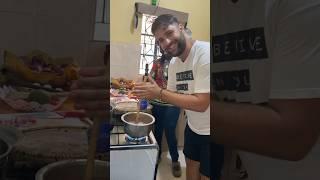 Michele Ponte cooks ugali in Kenya 