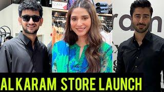 Ramsha Khan - Maaz Safder - Nabeel Zubair - Biggest Alkaram Store Launch - Karachi