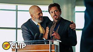 Tony Stark Shuts Down the Weapons Division Scene | Iron Man (2008) Movie Clip HD 4K