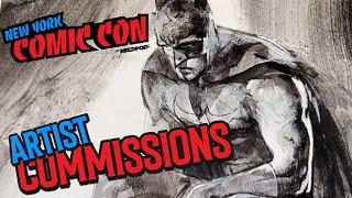 NEW YORK COMIC CON DC COMICS | BATMAN ART COMMISSIONS HAUL 2022!