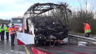 Bus Éireann bus gutted in fire