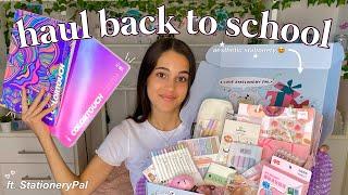 HAUL BACK TO SCHOOL 2023 | w/ StationeryPal