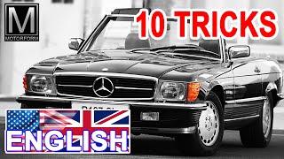 10 TRICKS and secrets about the Mercedes SL 107 - ENGLISH LANGUAGE