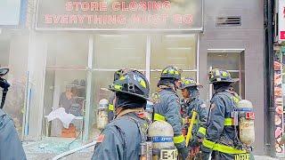 FDNY BOX 0749 ~ FDNY BATTLING 2ND ALARM FIRE IN MIXED OCCUPANCY ON 6TH AVENUE IN MANHATTAN, NEW YORK