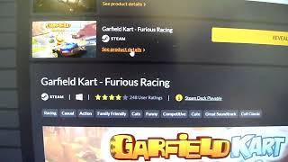 Kintips FREE STEAM KEY Giveaway Garfield Kart Good Luck Don't forget to subscribe & thumbs up