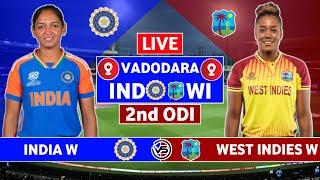 India Women vs West Indies Women 2nd ODI Live | IND W vs WI W 2nd ODI Live Scores & Commentary