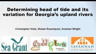 Determining Head of Tide and Its Variation for Georgia's Upland Rivers