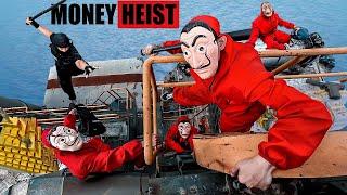 PARKOUR VS MONEY HEIST: Bad guy kills people and tries to escape from police pursuit | Epic POV