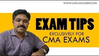 Exam Tips Exclusively for CMA EXAM