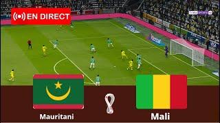 match Mali vs Mauritanie en direct match amical match complet Simulation de football Gameplay PC