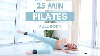 25 MIN Full Body Pilates Workout | No Equipment | CALLIEGUALY