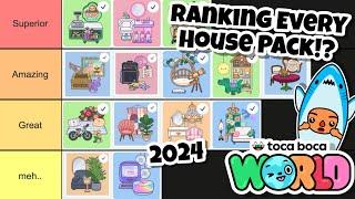 Ranking every Home Designer Pack in Toca Boca World!? | 2024