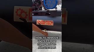 HOW TO REMOVE MOISTURE FROM COMPRESSED AIR SYSTEMS#viral #trending #shorts