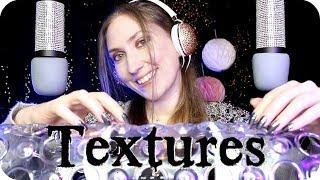 ASMR Tapping & Scratching Tingly Textures - 2 Hours  Ear to Ear Triggers w/ 4 mics & Whispering