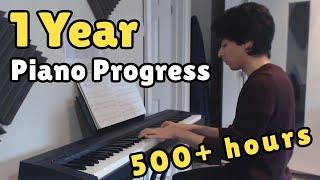 1 Year of Piano Progress | Adult Beginner