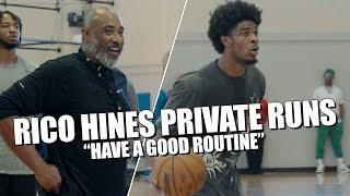 Rico Hines Private Runs featuring Scoot Henderson, Kevon Looney, John Wall, Shaedon Sharpe & MORE