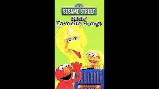 Sesame Street: Kids Favorite Songs (1999 VHS)