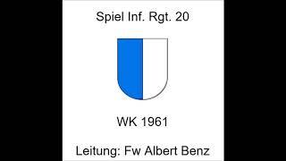 Hobärg Ländler Otto Würsch Spiel Inf  Rgt  20 Live WK 1961Tromp  FW Albert Benz