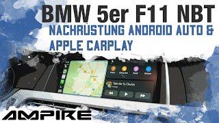 Wireless Apple CarPlay und Android Auto nachrüsten im BMW 5er F11 mit NBT - AMPIRE LDS-NBT-CP