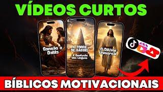  COMO criar VÍDEOS Bíblicos VIRAIS MOTIVACIONAIS  para SHORTS REELS E TIKTOK do JEITO CERTO