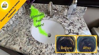 How to Eliminate Sink & Drain Odor by Cleaning the Drain