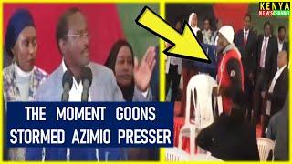 Video shows Goons STORMING Azimio Presser as Kalonzo was Speaking today