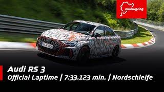 Audi RS 3 | 7:33.123 minutes official laptime | Nordschleife