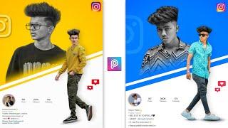 instagram Creative Dual Photo Editing ||  Picsart Editing New Style - Xyaa Edits 