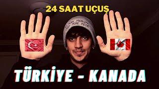 TÜRKİYE-KANADA YOLCULUK VLOGU 24 SAATLİK UÇUŞ #1 (İLK VİDEO)