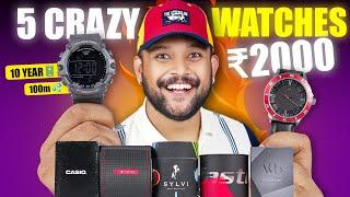 5 Best Watches for Men Under ₹2000 - ₹3000  Casio, Fastrack, Titan, Sylvi Watch Haul | ONE CHANCE