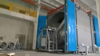 Fully Automatic 5 meters 5 Shuttle Rotomolding Machine