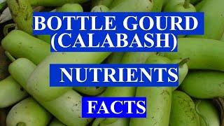 BOTTLE GOURD ( CALABASH ) VEGETABLE - HEALTH BENEFITS AND NUTRIENTS FACTS