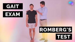 Gait Assessment & Romberg's Test | OSCE Clip | UKMLA | CPSA