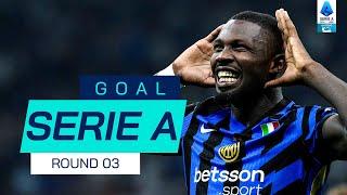 GOAL SERIE A | Thuram bags another brace | Goal Collection | Round 3 | Serie A 2024/25