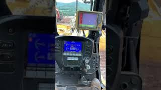 Topcon gps grade system on Komatsu D61E