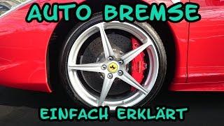 Wie funktioniert die Bremse am Auto - Bremssattel Aufbau erklärt Tutorial   Anleitung