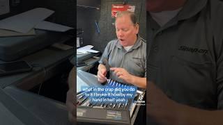 SNAP ON DEALER reacts to BROKEN pliers!!! #tools #mechanic #snapon